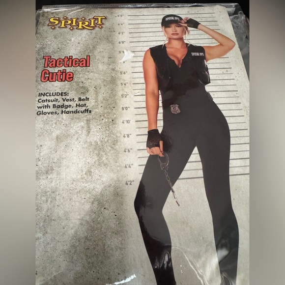 NWT Spirit Halloween “Tactical Cutie” Size X-Small (0-2) Cosplay Theater Dress - Picture 1 of 10